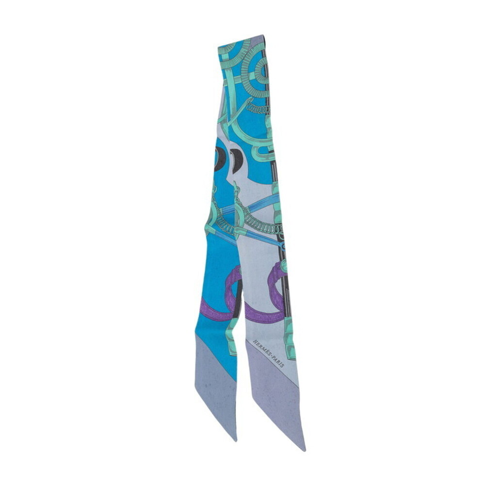 Hermes Twilly Eperon d'Or Scarf Muffler Multicolor Silk Women's HERMES